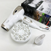 Электрический фен для волос Adler AD-2248 White 2400Вт для укладки и сушки с насадками с ионизацией. Изображение №6