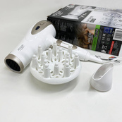Электрический фен для волос Adler AD-2248 White 2400Вт для укладки и сушки с насадками с ионизацией. Изображение №7