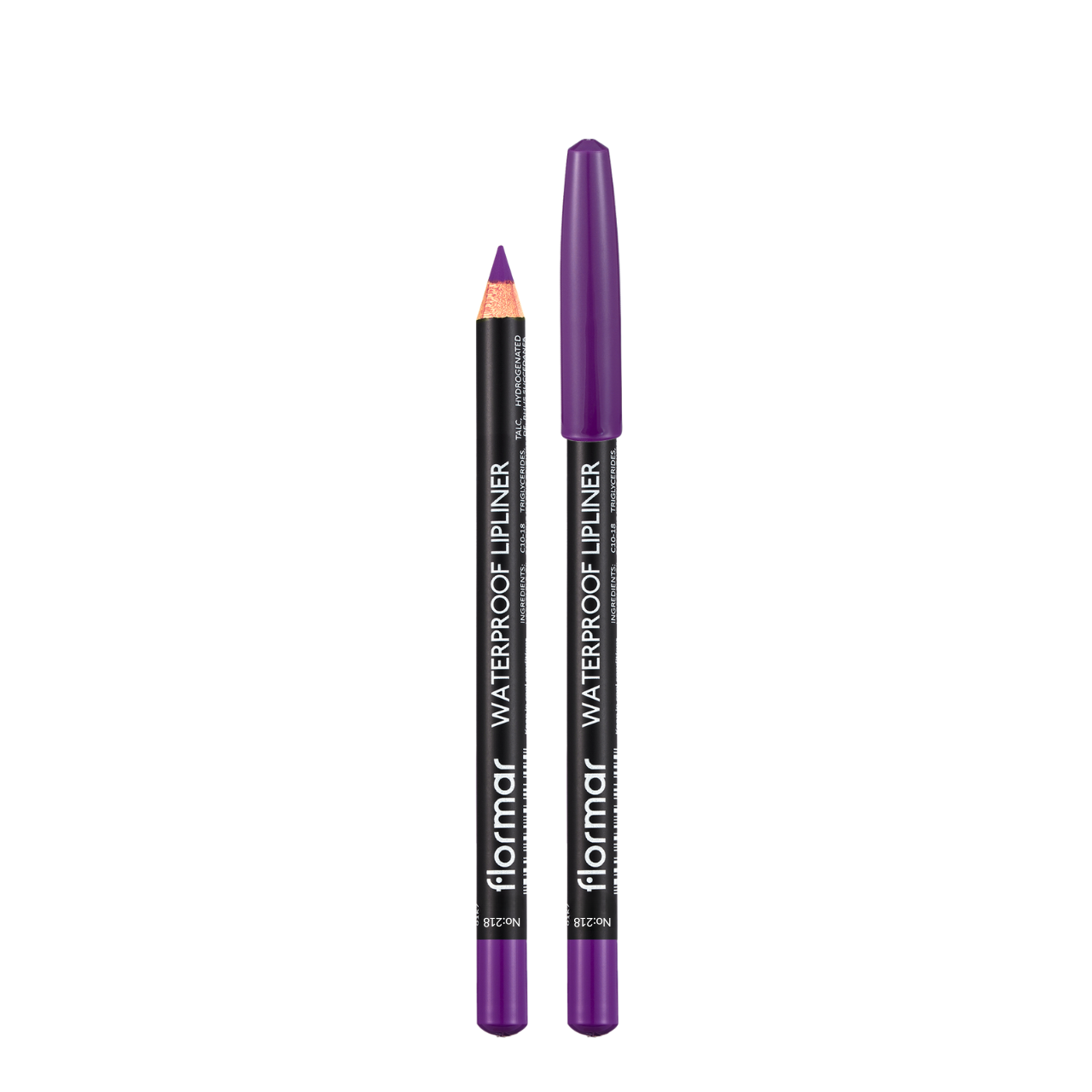 Олівець для губ водостійкий Flormar Waterpoof Lipliner № 218 Темно-ліловий Dark purple Олівець для губ водостійкий Flormar Waterpoof Lipliner № 218 Темно-ліловий Dark purple