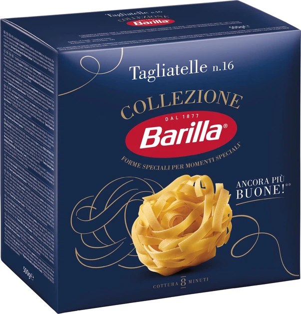 Макарони Barilla n16 Collezione Tagliatelle Тальятелле 500 г Макарони Barilla n16 Collezione Tagliatelle Тальятелле 500 г