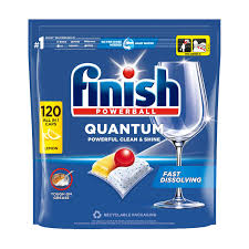 Таблетки для посудомийних машин Finish Quantum All in One Lemon 120 шт Таблетки для посудомийних машин Finish Quantum All in One Lemon 120 шт