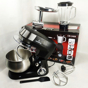 Кухонный комбайн 3в1 Crownberg CB-3409 с блендером и мясорубкой 2600 Вт машина тестомес планетарный 5л. Изображение №6 Кухонный комбайн 3в1 Crownberg CB-3409 с блендером и мясорубкой 2600 Вт машина тестомес планетарный 5л. Изображение №6