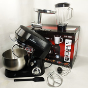 Кухонный комбайн 3в1 Crownberg CB-3409 с блендером и мясорубкой 2600 Вт машина тестомес планетарный 5л. Изображение №10 Кухонный комбайн 3в1 Crownberg CB-3409 с блендером и мясорубкой 2600 Вт машина тестомес планетарный 5л. Изображение №10