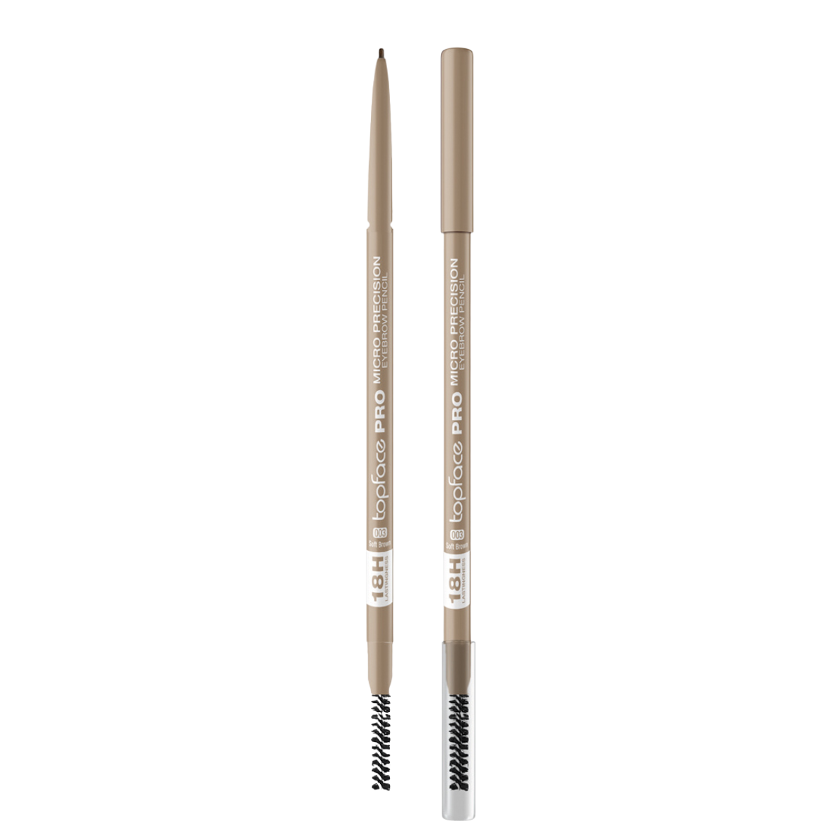 Карандаш для бровей topface Micro Precision Eyebrow Pencil (PT622), 03 Soft Brown Светло-коричневый Карандаш для бровей topface Micro Precision Eyebrow Pencil (PT622), 03 Soft Brown Светло-коричневый