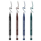 Рідка підводка-фломастер для очей TopFace Pro Ink (PT619), 04 Alpine Green Зелена. Зображення №4