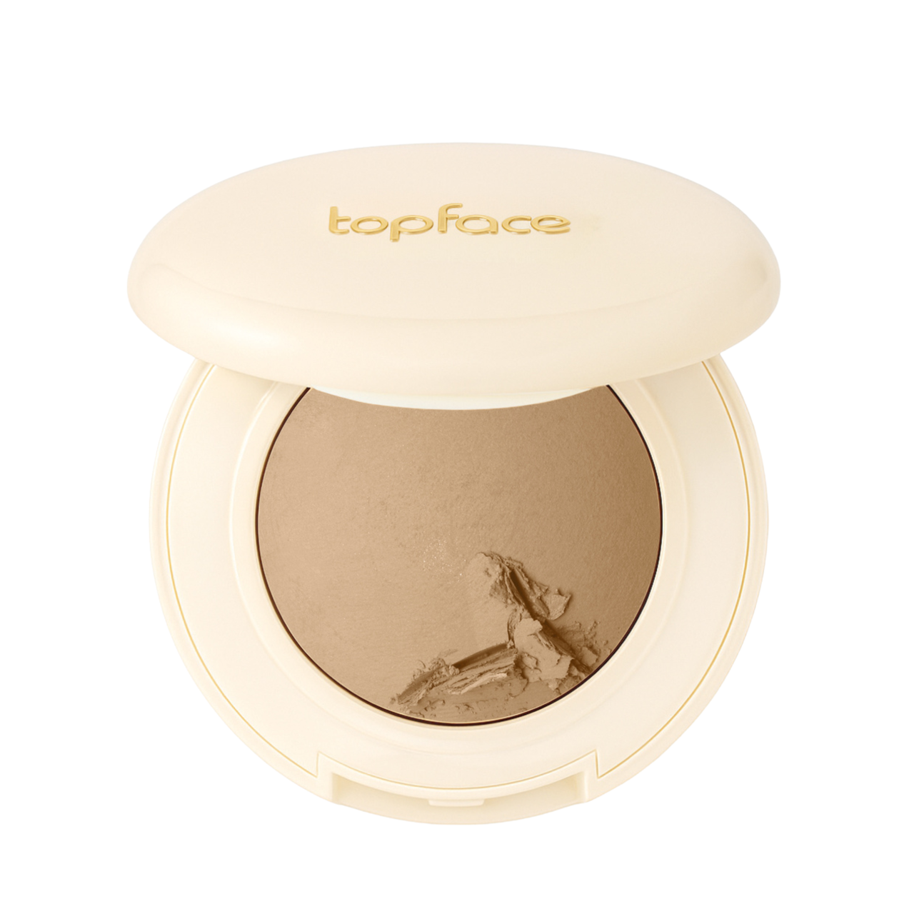 Пудра для обличчя запечена TopFace ProHD Natural Glow PT704, 004 Warm Beige Тепла бежева Пудра для обличчя запечена TopFace ProHD Natural Glow PT704, 004 Warm Beige Тепла бежева