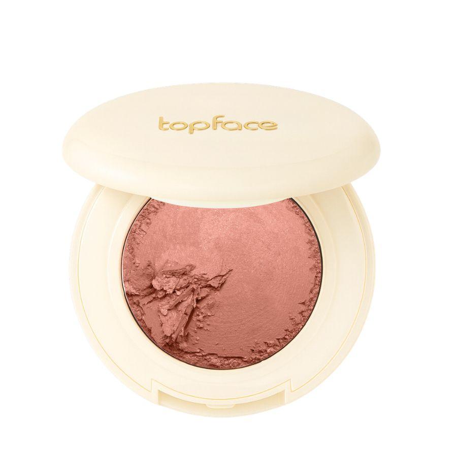 Рум'яна запечені TopFace ProHD Natural Glow Baked Blush (PT705), 007 Bare Blush Нюдові бежево-рожеві Рум'яна запечені TopFace ProHD Natural Glow Baked Blush (PT705), 007 Bare Blush Нюдові бежево-рожеві