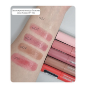 Помада-бальзам для губ зволожувальна TopFace Glow Kissed (PT160), 001 Cotton Candy Світло-рожевий. Зображення №3 Помада-бальзам для губ зволожувальна TopFace Glow Kissed (PT160), 001 Cotton Candy Світло-рожевий. Зображення №3