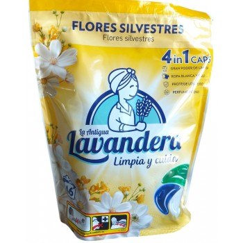 Капсули для прання універсальні Lavandera 4в1 Flores Silvestres 46 шт Капсули для прання універсальні Lavandera 4в1 Flores Silvestres 46 шт