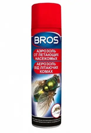 Аерозоль від літаючих комах Bros 150 мл Аерозоль від літаючих комах Bros 150 мл