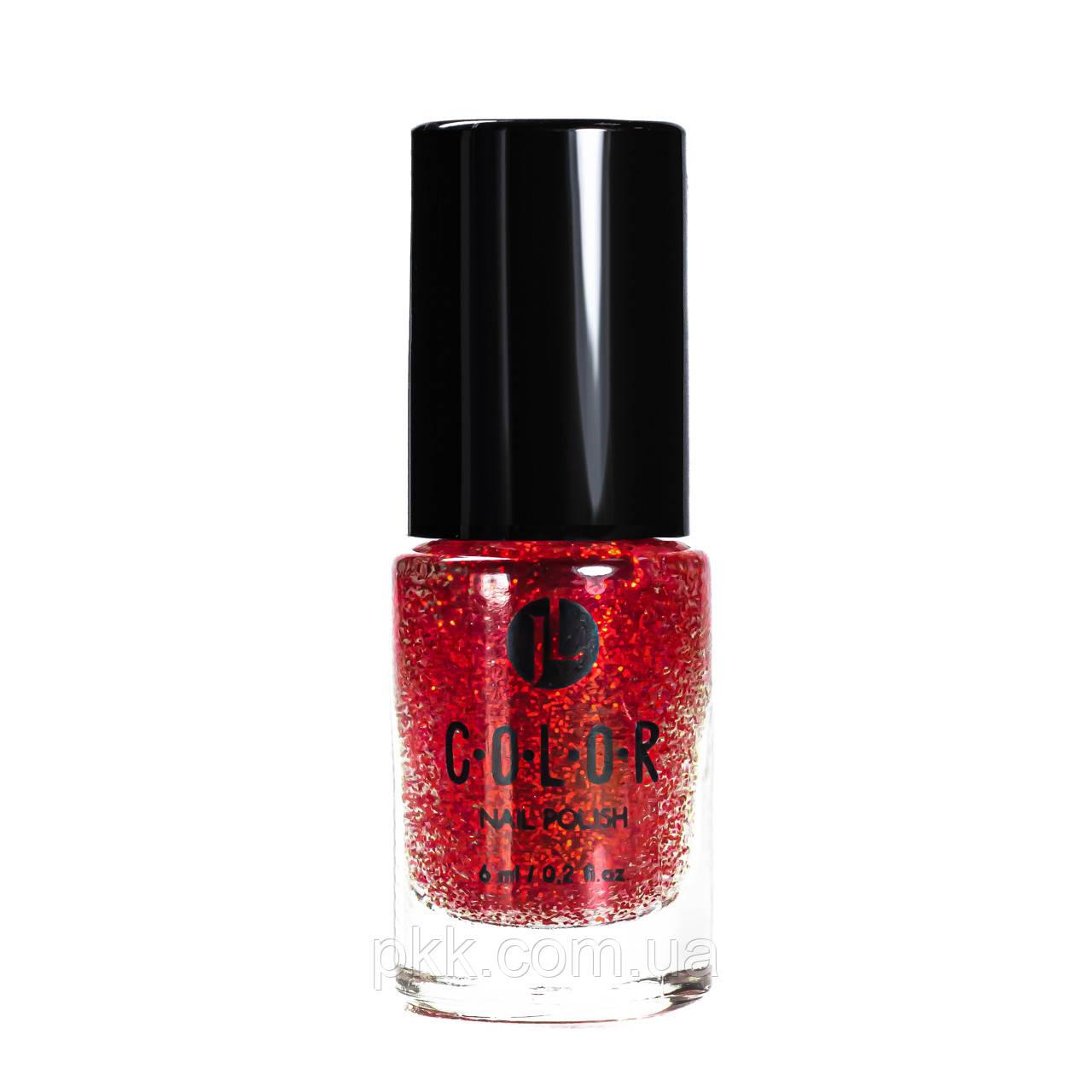 Лак для нігтів Jovial Luxe Color 6 мл № 027 Блестки Червоні Лак для нігтів Jovial Luxe Color 6 мл № 027 Блестки Червоні