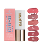 Рум'яна-стік для обличчя Bogenia Blush Stick BG638 , 03 Персиковий. Зображення №3 Рум'яна-стік для обличчя Bogenia Blush Stick BG638 , 03 Персиковий. Зображення №3
