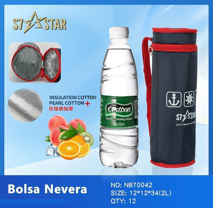 Термосумка для пляшки S7 Star NB70042 синьо-червона 2L 12x12x34 см Термосумка для пляшки S7 Star NB70042 синьо-червона 2L 12x12x34 см
