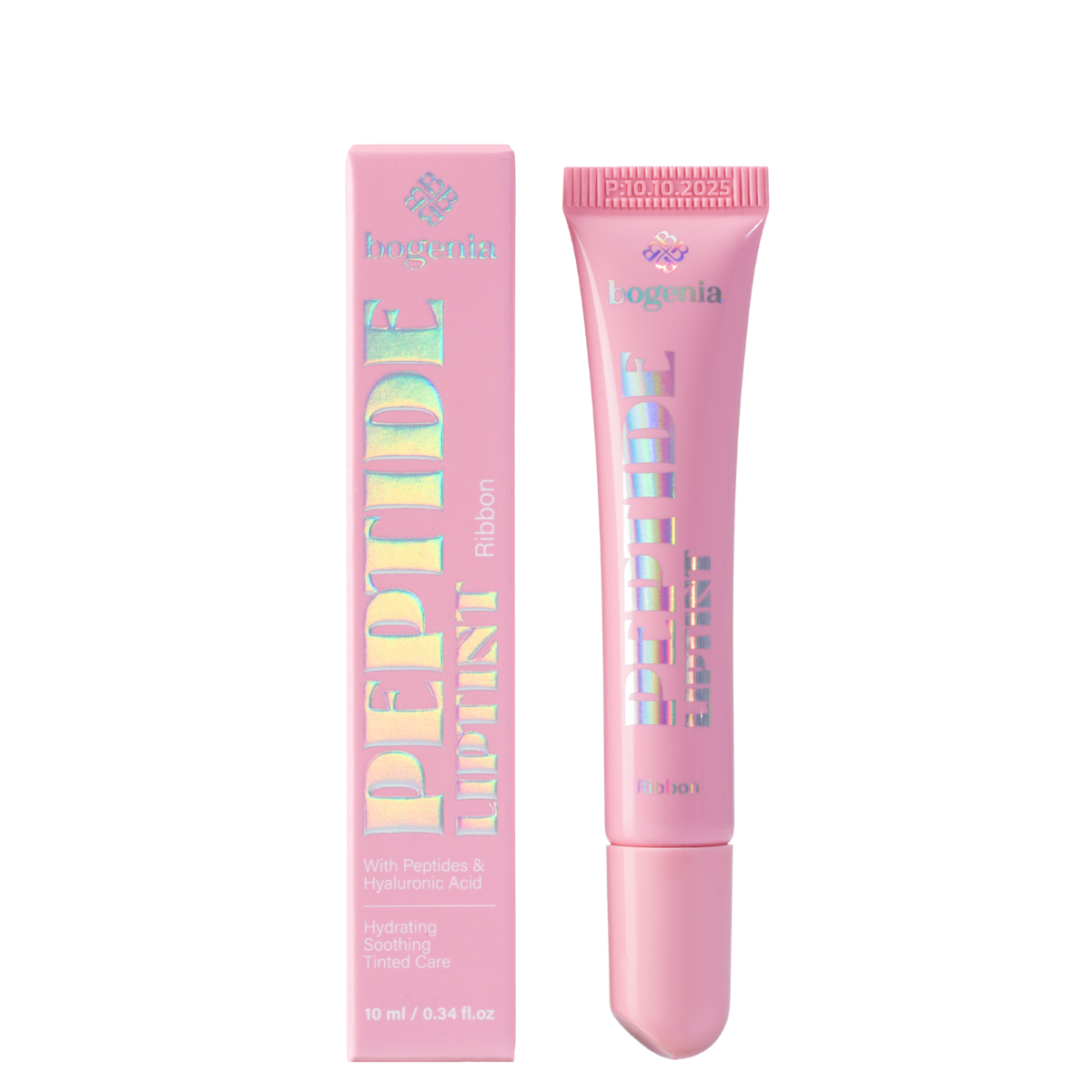 Бальзам для губ пептидний Bogenia Peptide Lip Tint (BG713), 005 Ribbon Світло-рожевий Бальзам для губ пептидний Bogenia Peptide Lip Tint (BG713), 005 Ribbon Світло-рожевий