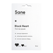Патчі від прищів Sane Black Неаrt із олією чайного дерева, 36 шт. Изображение №3 Патчі від прищів Sane Black Неаrt із олією чайного дерева, 36 шт. Изображение №3