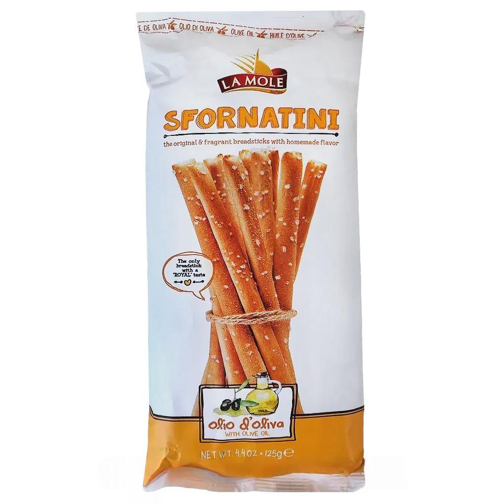 Грісіні з оливковою олією Ла Моле La Mole with olive oil 125g Грісіні з оливковою олією Ла Моле La Mole with olive oil 125g