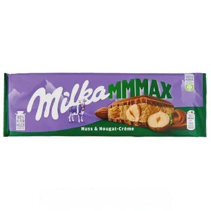 Шоколад горіх і нуга-крем Мілка Milka nuss&nougat-creme 300g Шоколад горіх і нуга-крем Мілка Milka nuss&nougat-creme 300g