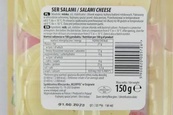 Сир нарізка салямі Млекпол Mlekpol salami 150g. Зображення №2