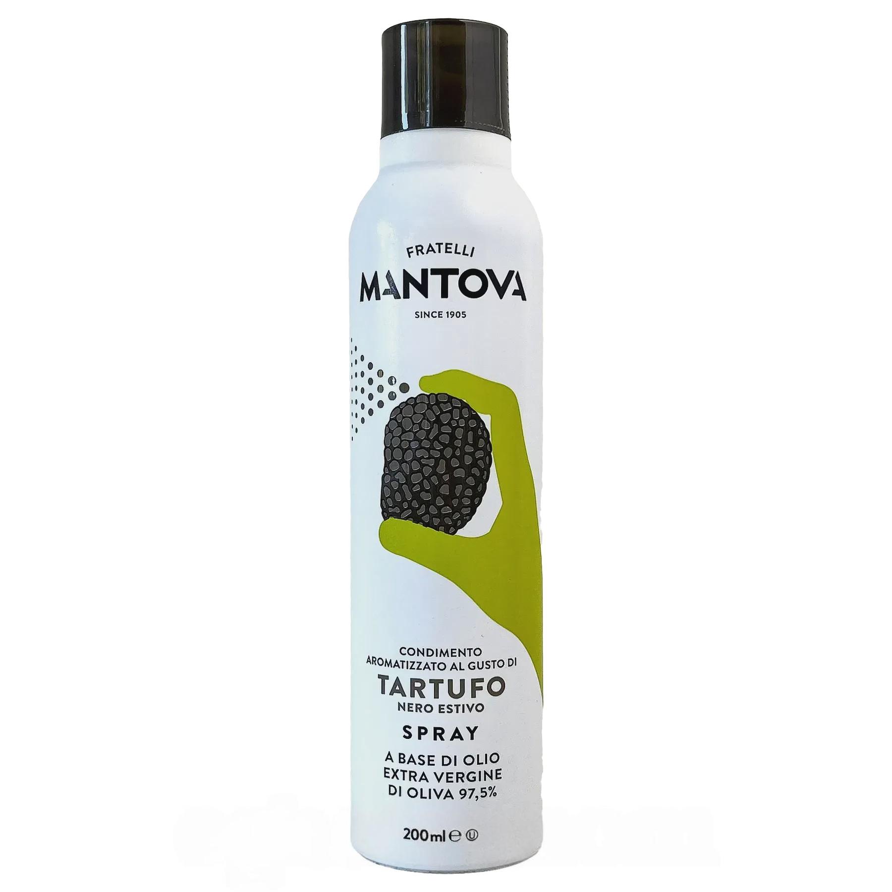 Оливковое масло с черным трюфелем экстра спрей Мантова Mantova extra 200ml Оливковое масло с черным трюфелем экстра спрей Мантова Mantova extra 200ml