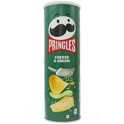 Чипсы с сыром и луком Принглс Pringles cheese&onion 165g Чипсы с сыром и луком Принглс Pringles cheese&onion 165g