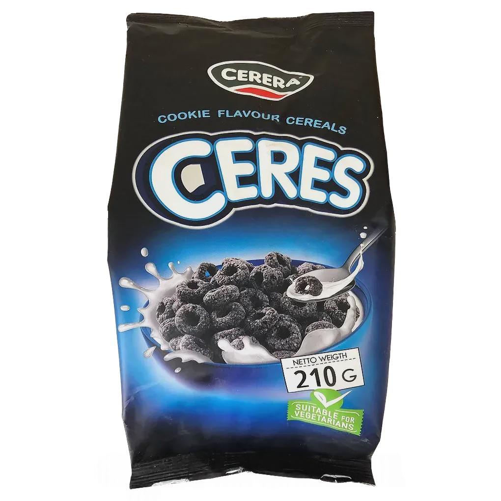 Сухий сніданок кільця зі смаком печива Серера Cerera cereo 210g Сухий сніданок кільця зі смаком печива Серера Cerera cereo 210g