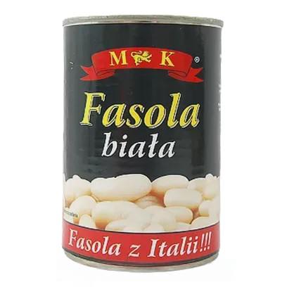 Квасоля біла консервована MK fasola biala 400g/240g Квасоля біла консервована MK fasola biala 400g/240g