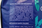 Кава густо італіано (зерно) Мовенпік Movenpick Gusto Italiano 1kg. Зображення №2