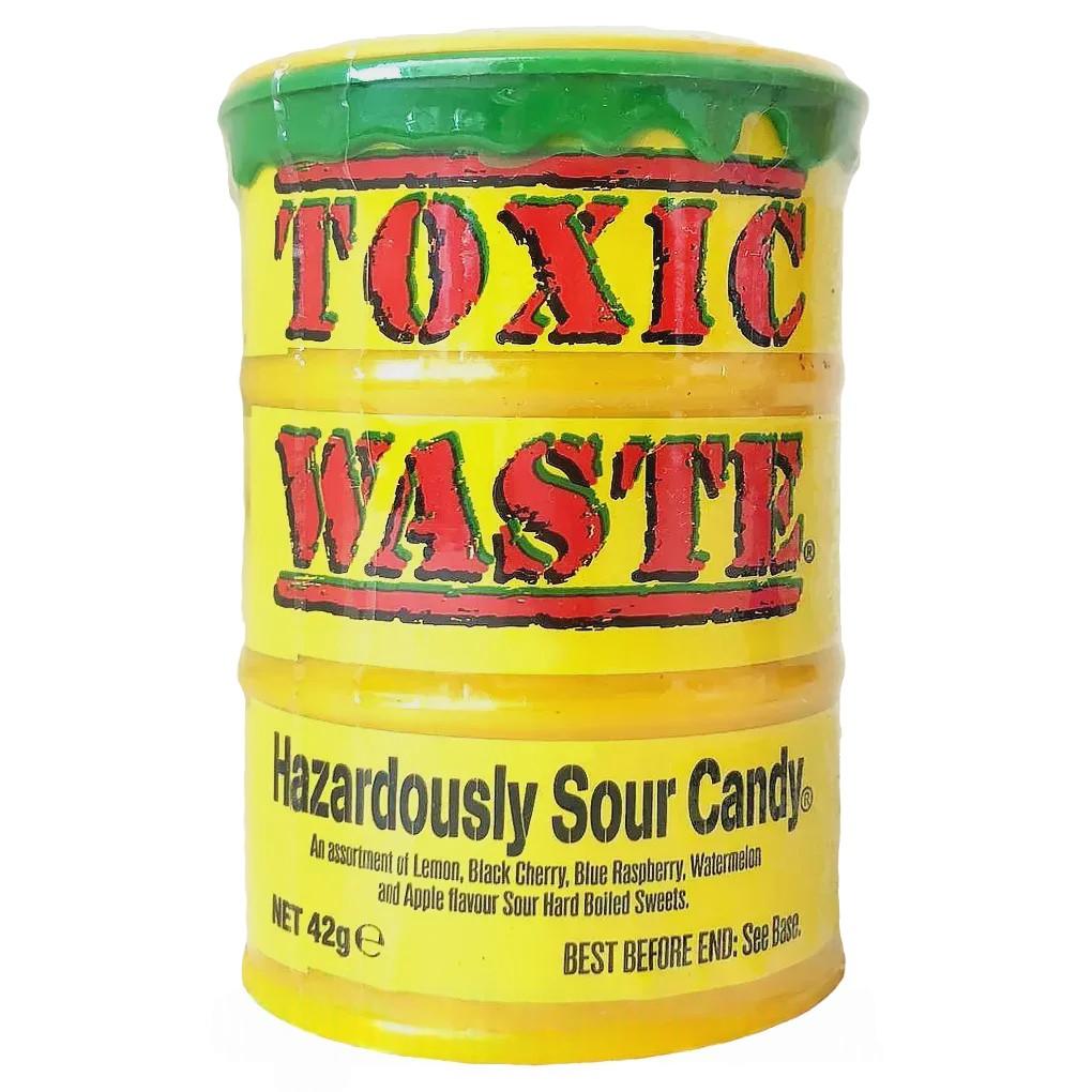 Льодяники кисло-солодкі з смаком лимона Токсік Вейст Toxic Waste 42g Льодяники кисло-солодкі з смаком лимона Токсік Вейст Toxic Waste 42g