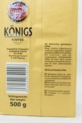 Кава крема (мелена) Конігс Konigs crema 500g. Зображення №2