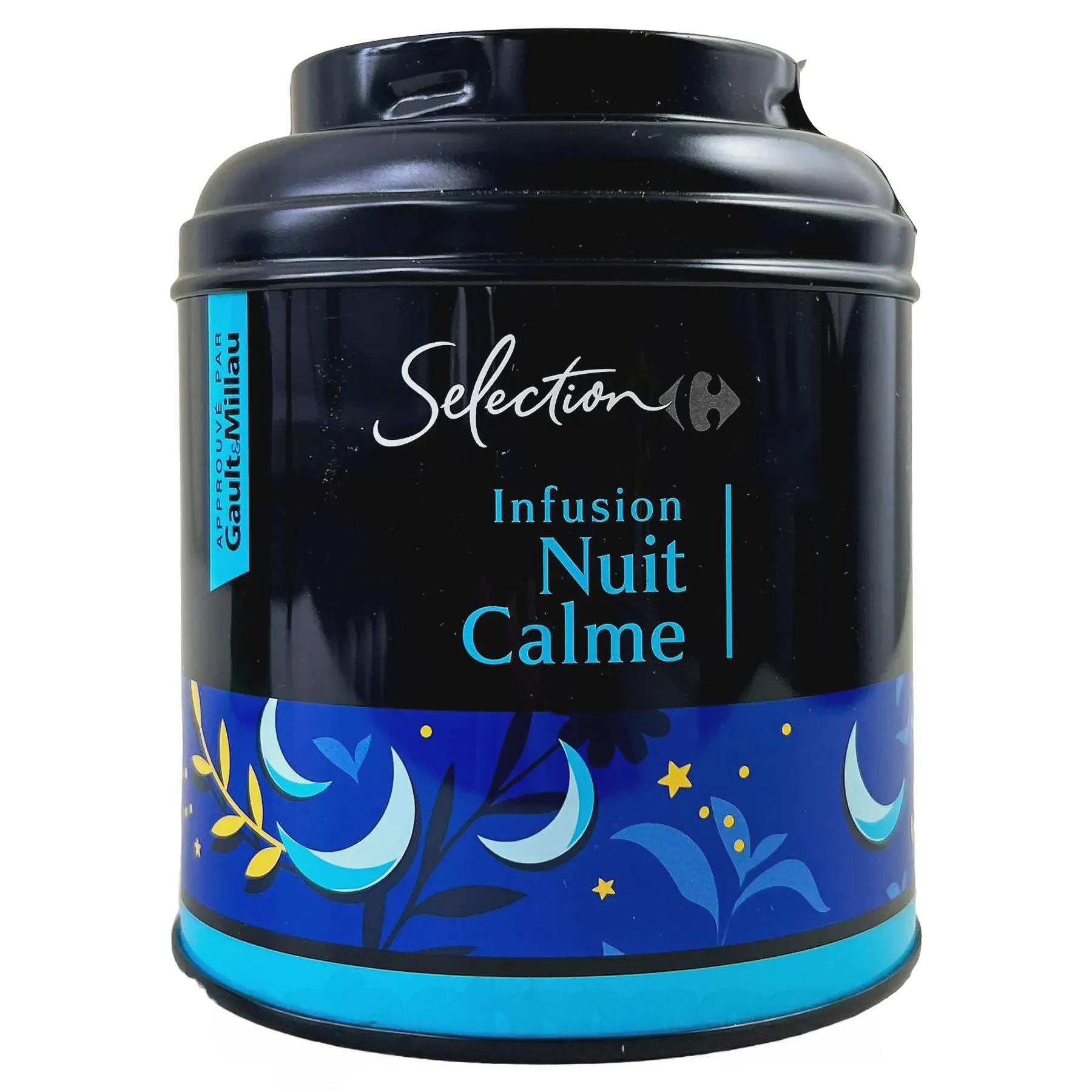 Чай травяной Керфо Селекшн Carrefour Selection ж/б nuit calme 100g Чай травяной Керфо Селекшн Carrefour Selection ж/б nuit calme 100g
