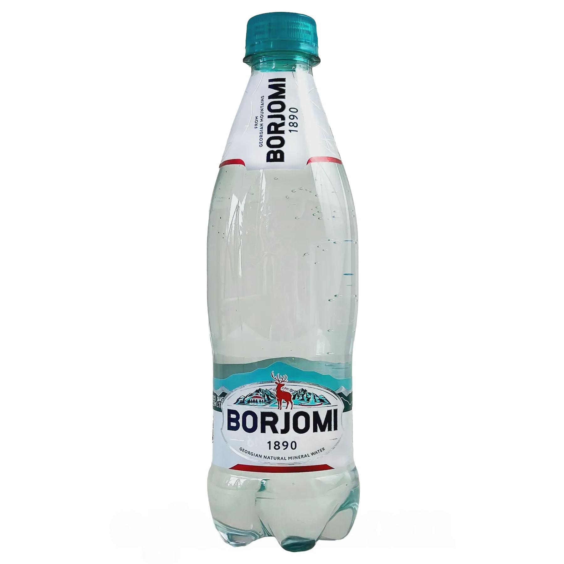Вода газированная минеральная лечебно-столовая (пэт) Боржоми Borjomi 500ml Вода газированная минеральная лечебно-столовая (пэт) Боржоми Borjomi 500ml