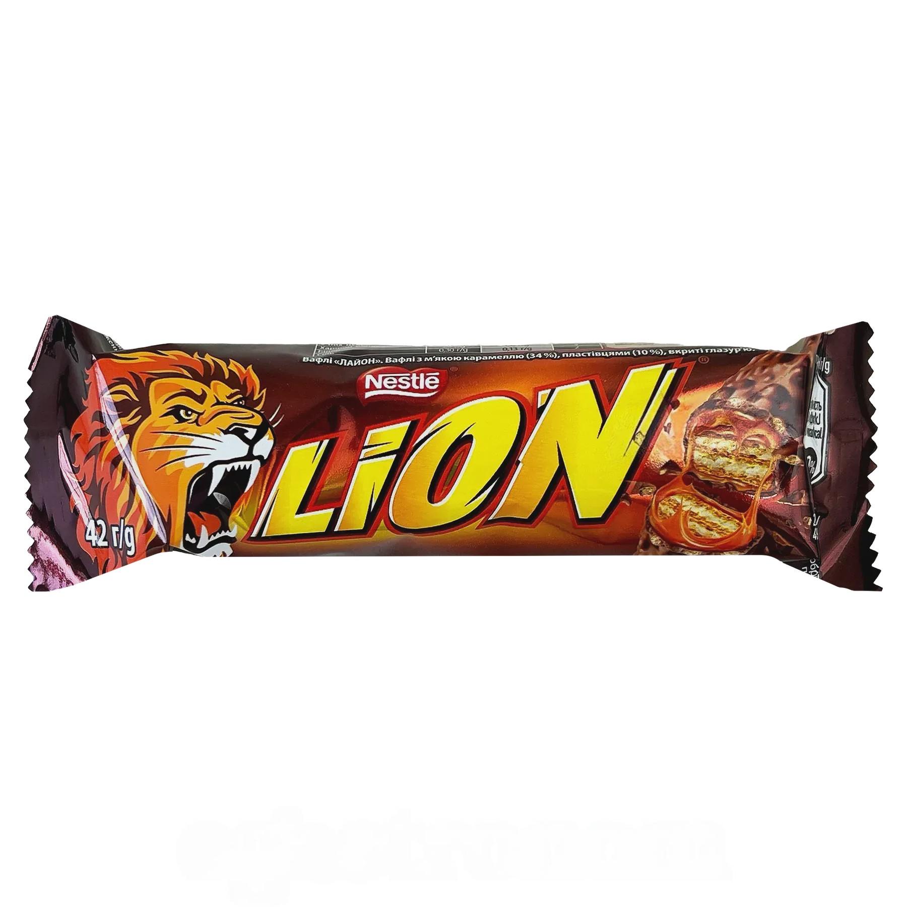 Батончик з карамеллю Лайон Lion 42g Батончик з карамеллю Лайон Lion 42g