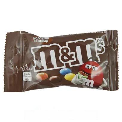 Драже молочний шоколад Емендемс M&M’s 45g Драже молочний шоколад Емендемс M&M’s 45g