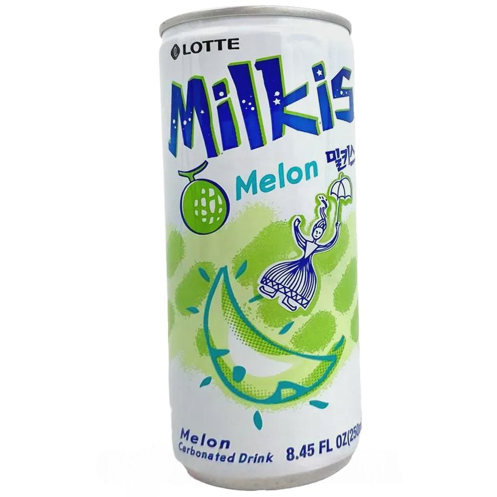 Напій газований молочний диня Мілкіс Milkis melon ж/б 250ml Напій газований молочний диня Мілкіс Milkis melon ж/б 250ml