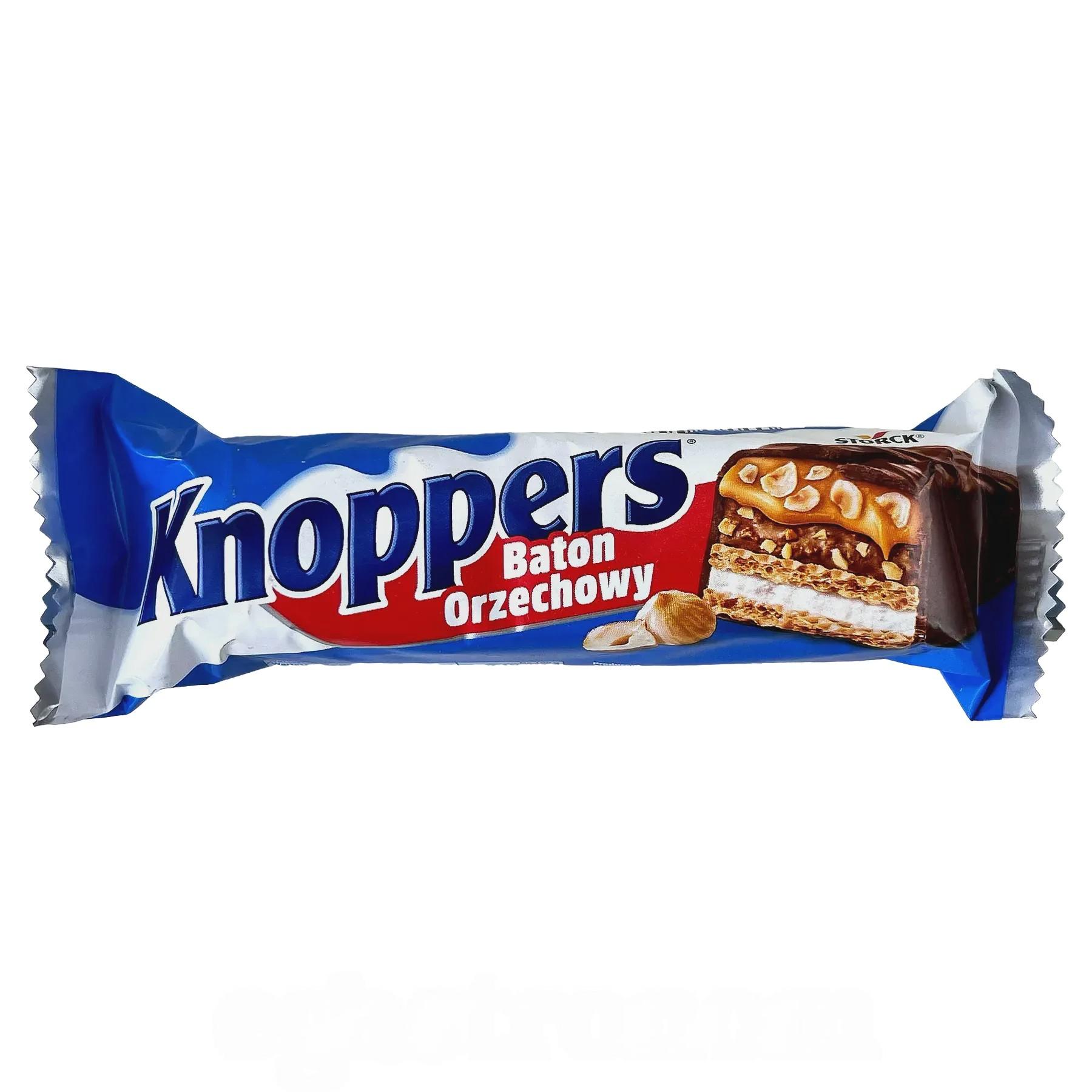 Шоколадный батончик классический Кноперс Knoppers 40g Шоколадный батончик классический Кноперс Knoppers 40g