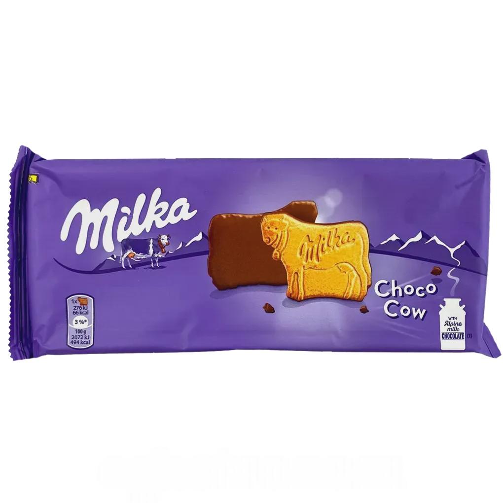 Печиво шоколадні корови Мілка Milka choco moo 120g Печиво шоколадні корови Мілка Milka choco moo 120g