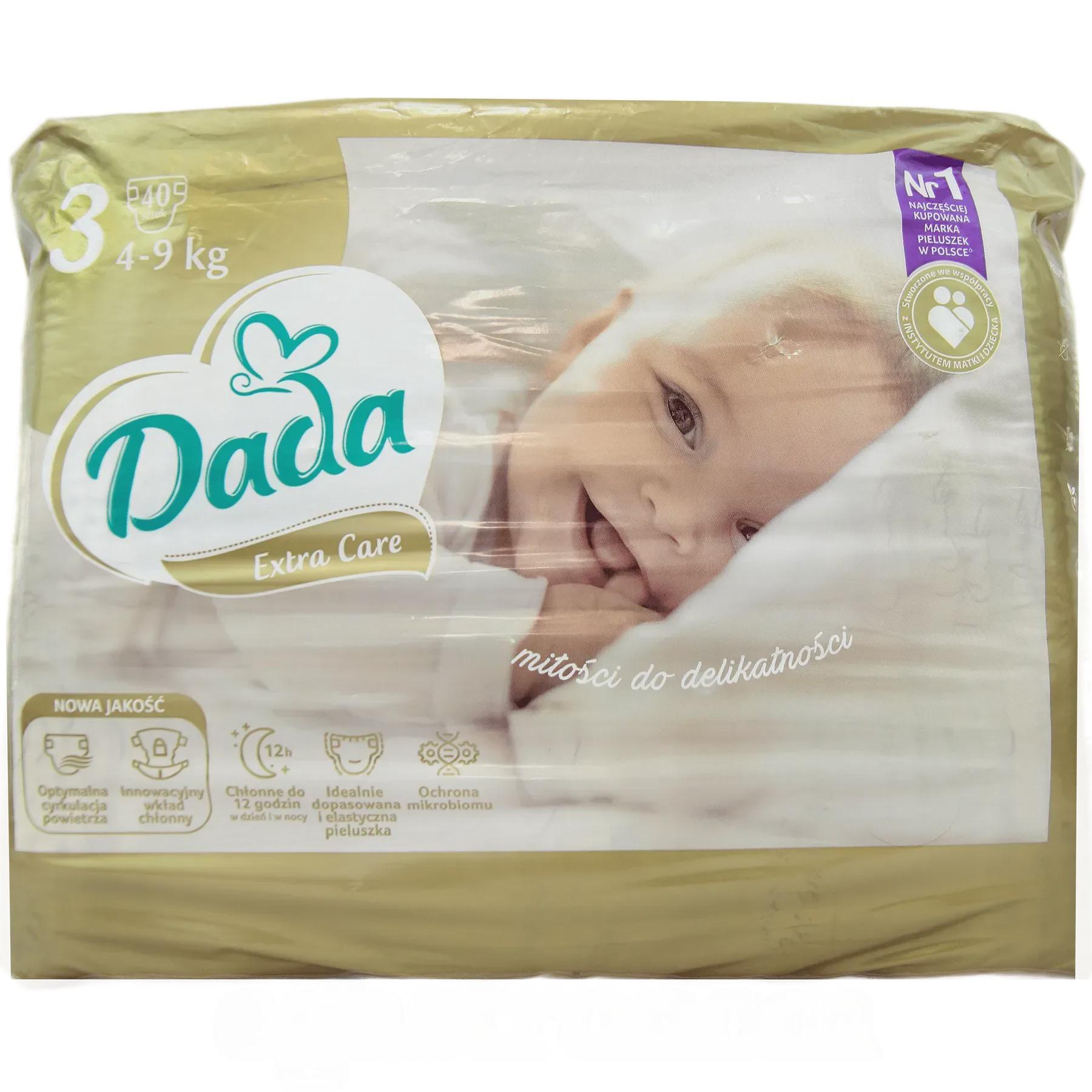 Підгузники розмір 3 Дада Dada extra care (4-9kg) 50szt Підгузники розмір 3 Дада Dada extra care (4-9kg) 50szt