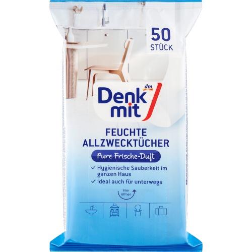 Denkmit Серветки для прибирання Pure Frische 50шт. Denkmit Серветки для прибирання Pure Frische 50шт.