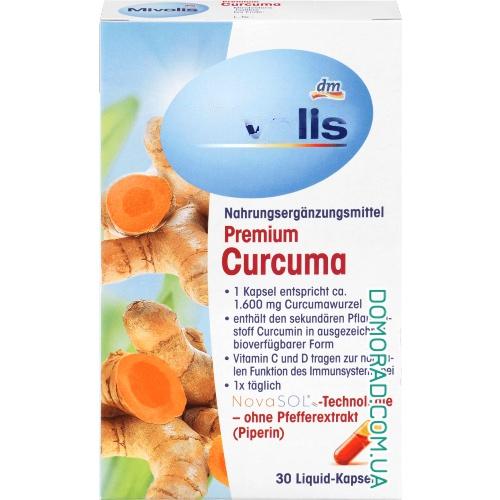Mivolis Premium Curcuma 30 капсул Mivolis Premium Curcuma 30 капсул