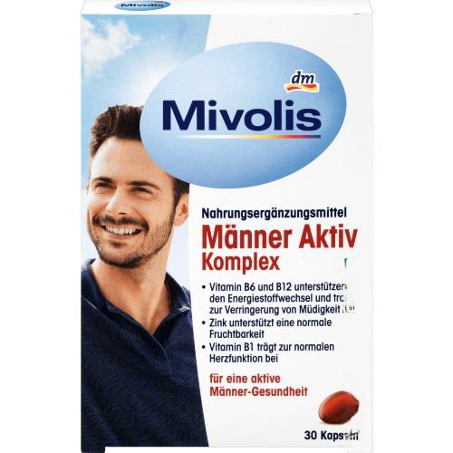 Mivolis Manner Aktiv Komplex 30 капсул Mivolis Manner Aktiv Komplex 30 капсул