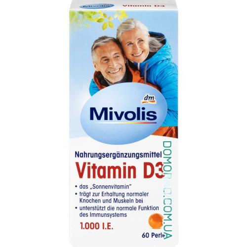 Mivolis Vitamin D3 60 капсул Mivolis Vitamin D3 60 капсул