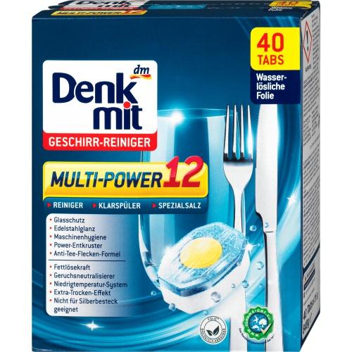 Denkmit Таблетки для посудомойки Multi Power 40шт Denkmit Таблетки для посудомойки Multi Power 40шт