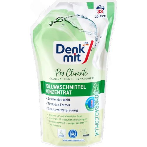 Denkmit Nature Безфосфатний порошок для білого 1L Denkmit Nature Безфосфатний порошок для білого 1L
