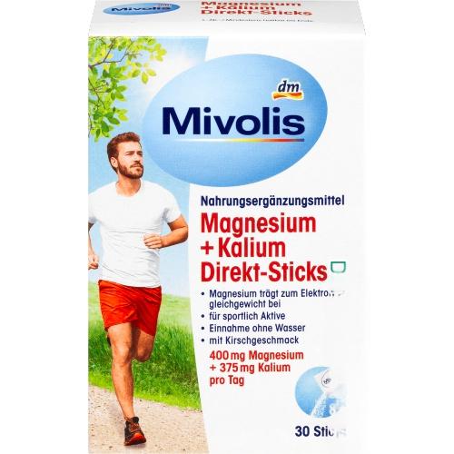 Mivolis Magnesium + Kalium 30 стіків Mivolis Magnesium + Kalium 30 стіків