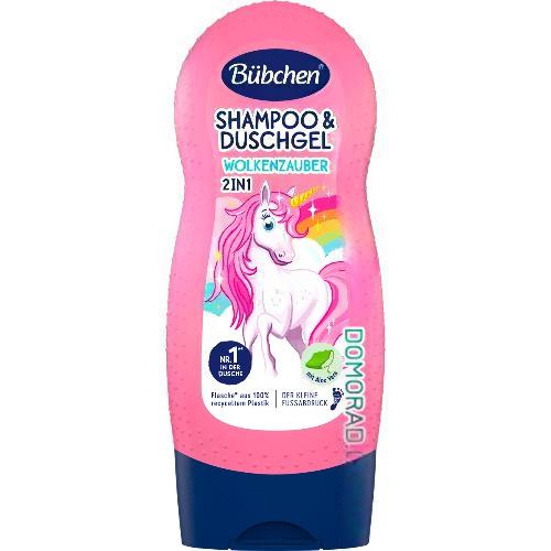 Bubchen Шампунь + гель-душ для дітей Wolkenzauber 230ml Bubchen Шампунь + гель-душ для дітей Wolkenzauber 230ml