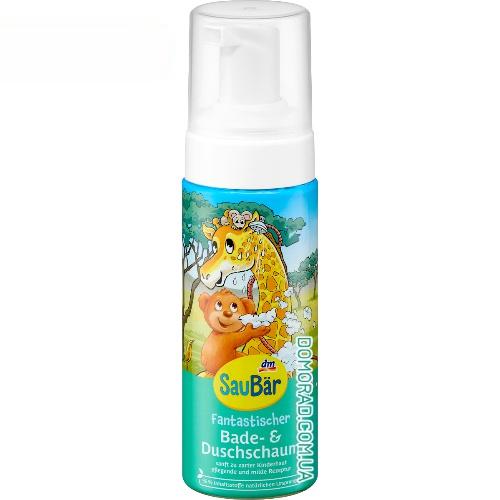 SauBar Дитяча піна для душу і купання Bade- und Duschschaum 150ml SauBar Дитяча піна для душу і купання Bade- und Duschschaum 150ml