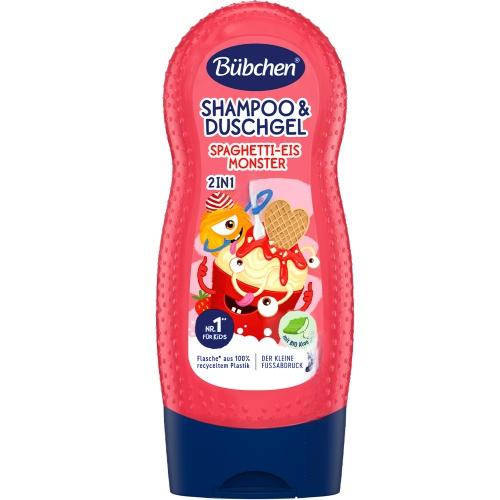 Bubchen Шампунь + гель-душ Spaghetti-Eis Monster 230ml Bubchen Шампунь + гель-душ Spaghetti-Eis Monster 230ml