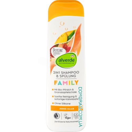 Alverde Сімейний шампунь + кондиціонер Family 300ml Alverde Сімейний шампунь + кондиціонер Family 300ml