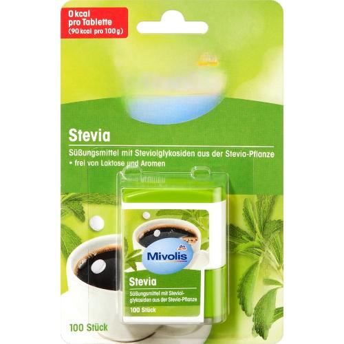 Mivolis Таблетки стевії Stevia 100шт. Mivolis Таблетки стевії Stevia 100шт.