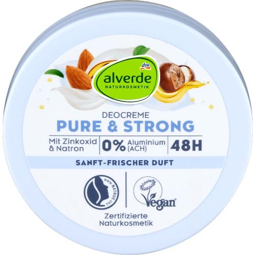 Alverde Део-крем Deocreme Pure & Strong 50ml Alverde Део-крем Deocreme Pure & Strong 50ml